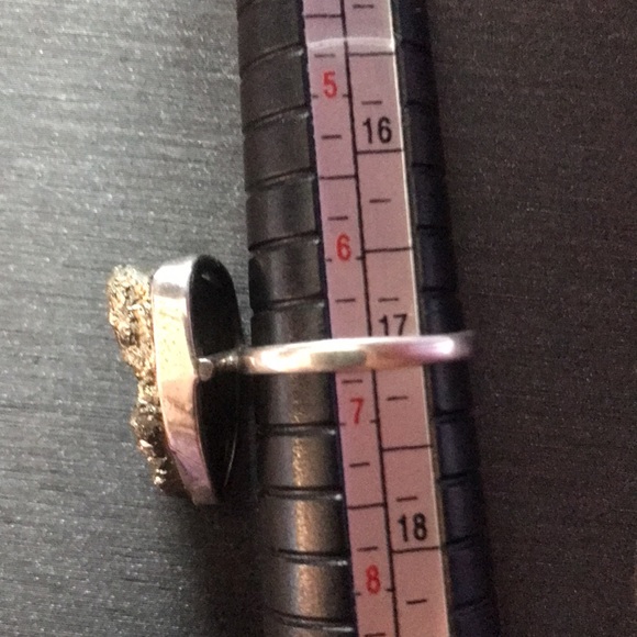 Pyrite silver ring - Picture 4 of 5